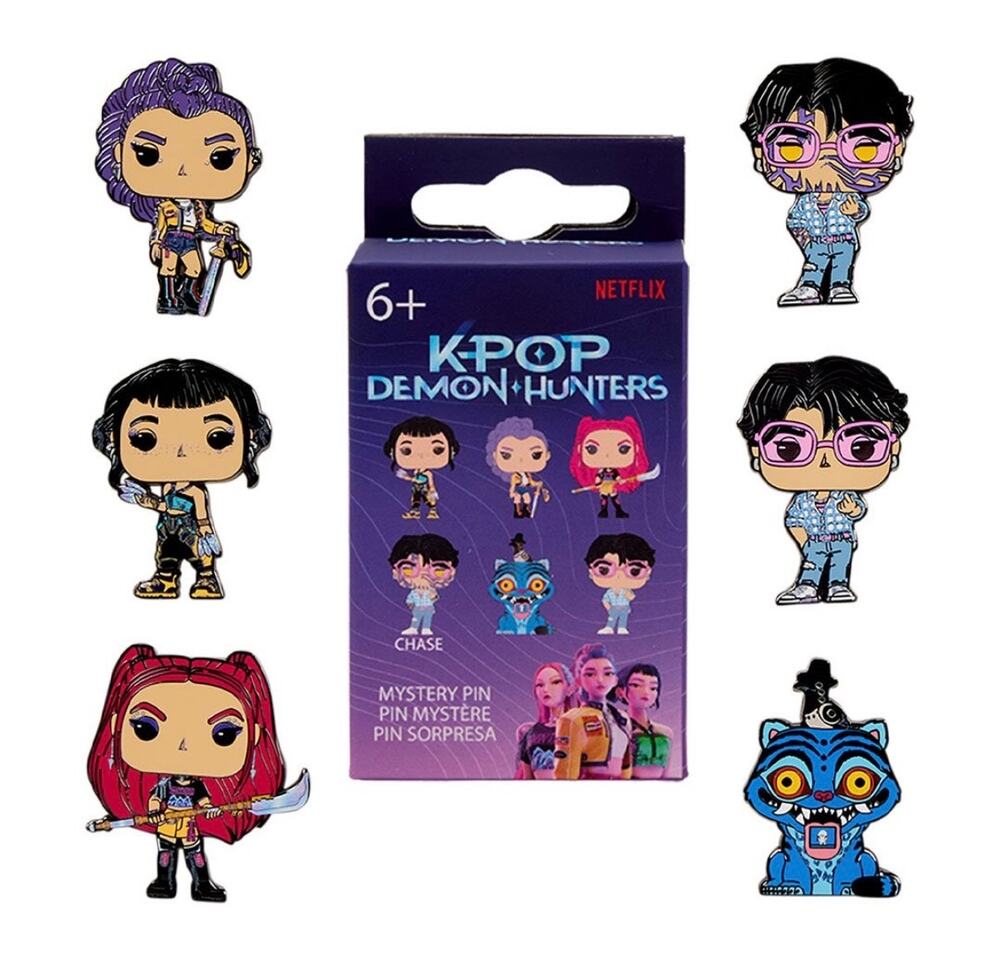 Funko Pop! By Loungefly КРор Demon Hunters Mystery Box Pin UNOPENED